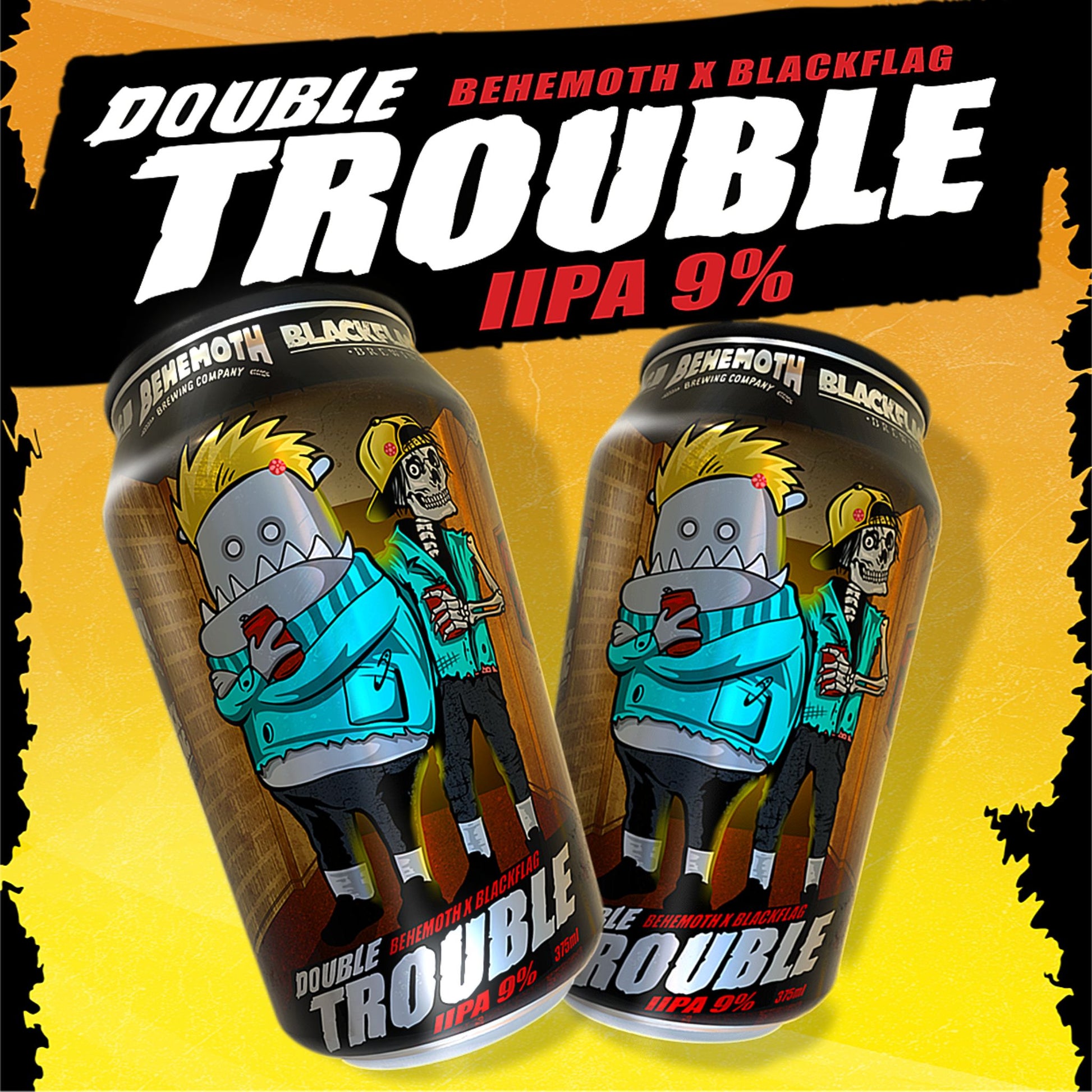 Blackflag & Behemoth Double Trouble Double IPA