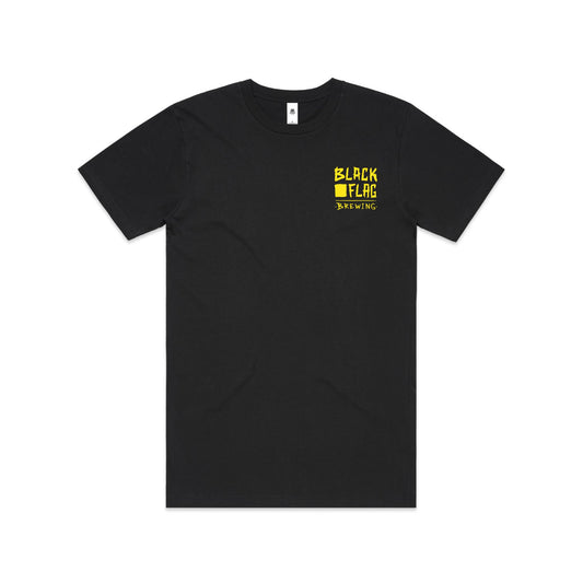 Blackflag Brewing Where Bold Brews Anchor Tee Front