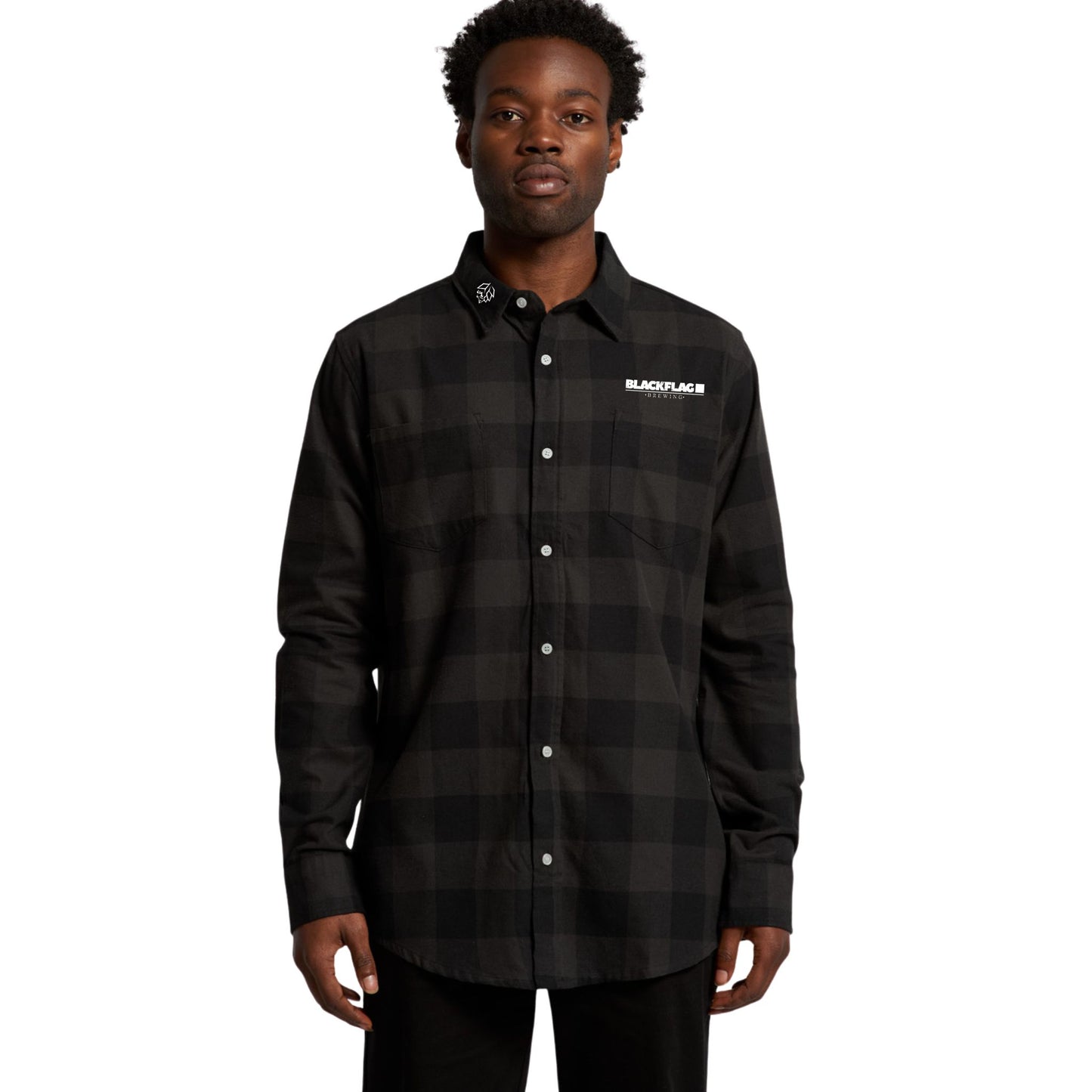 Blackflag Hop Skull Flanno Front