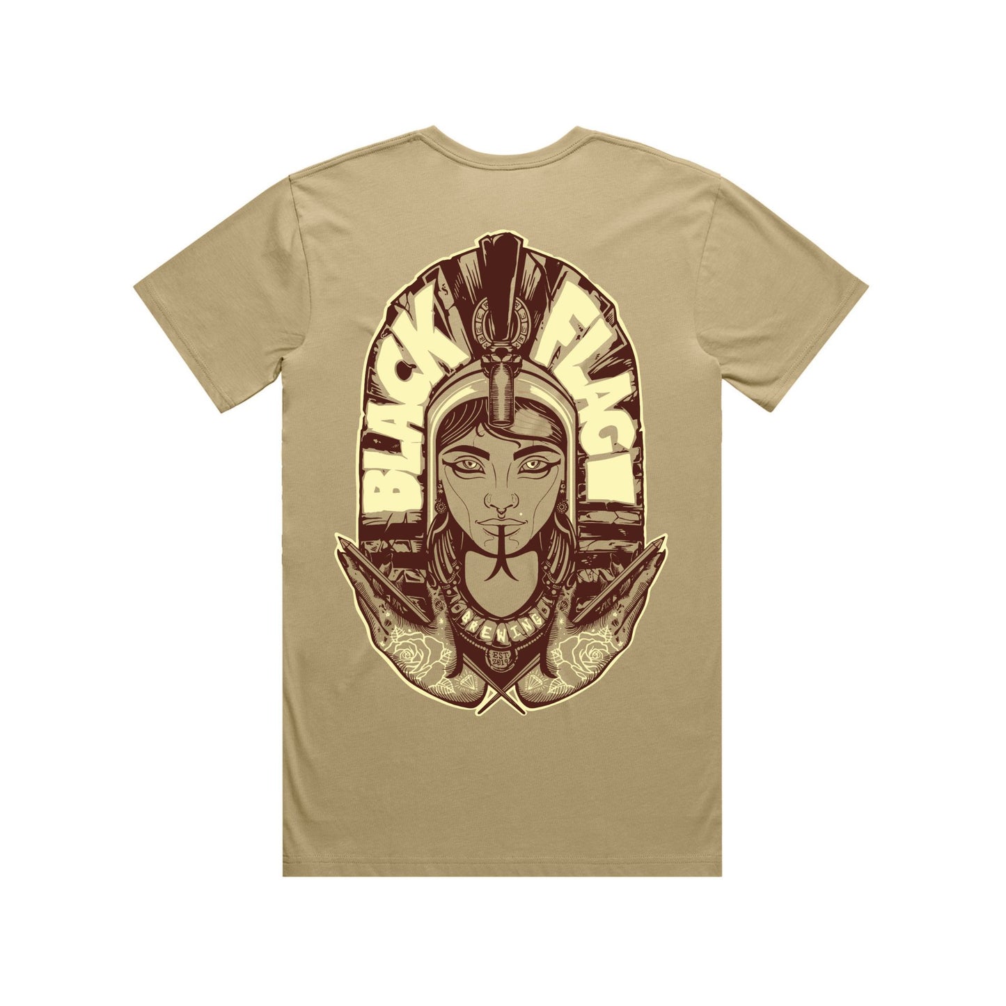 Blackflag Brewing Serpent Queen Mens Tee Back