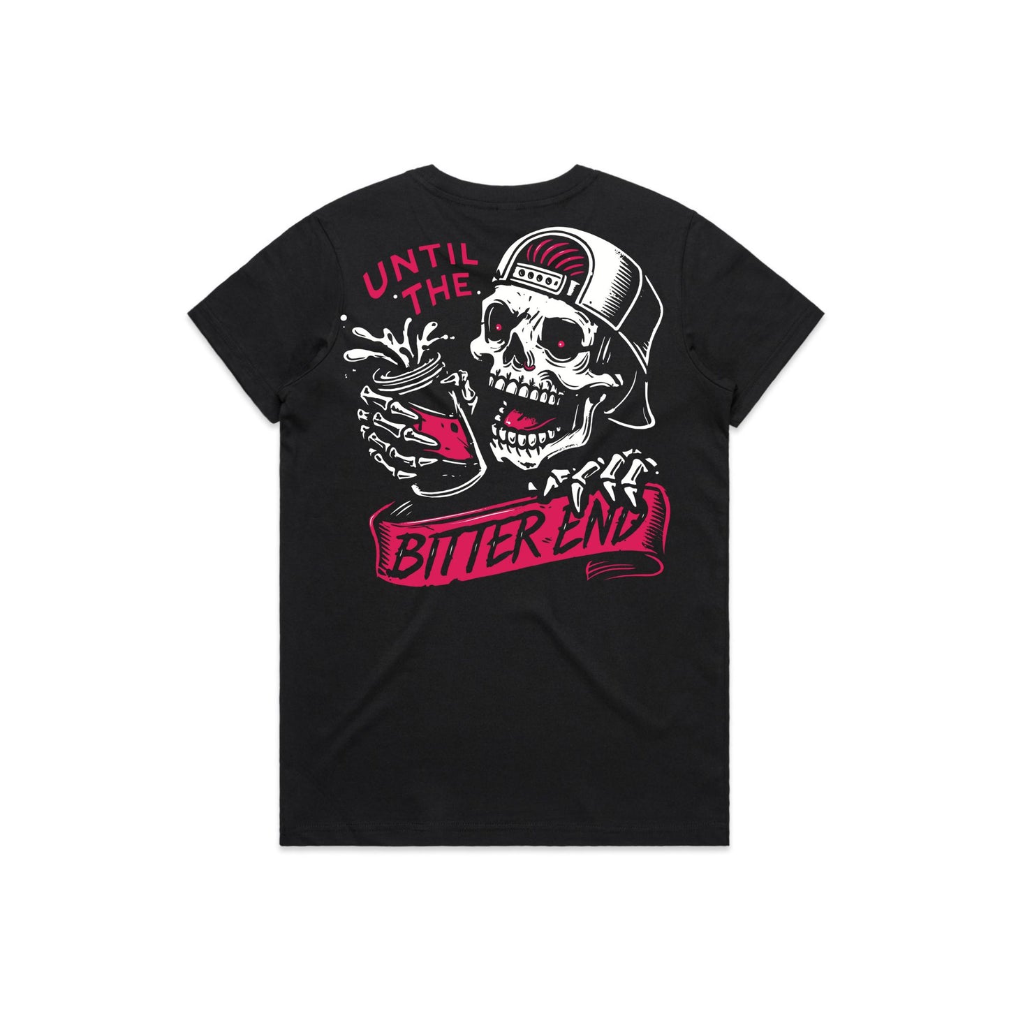Blackflag Brewing Until The Bitter End Tee Womens Tee Back