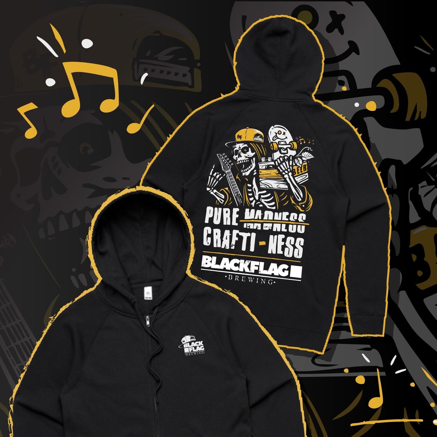 Blackflag Pure Crafti-ness Zip Hoodie