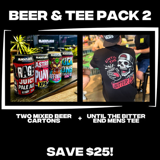 Blackflag Brewing Beer & Tee Bundle