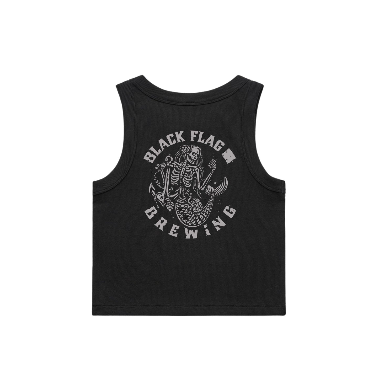 Blackflag Serpent Siren Women's Crop Tank Back