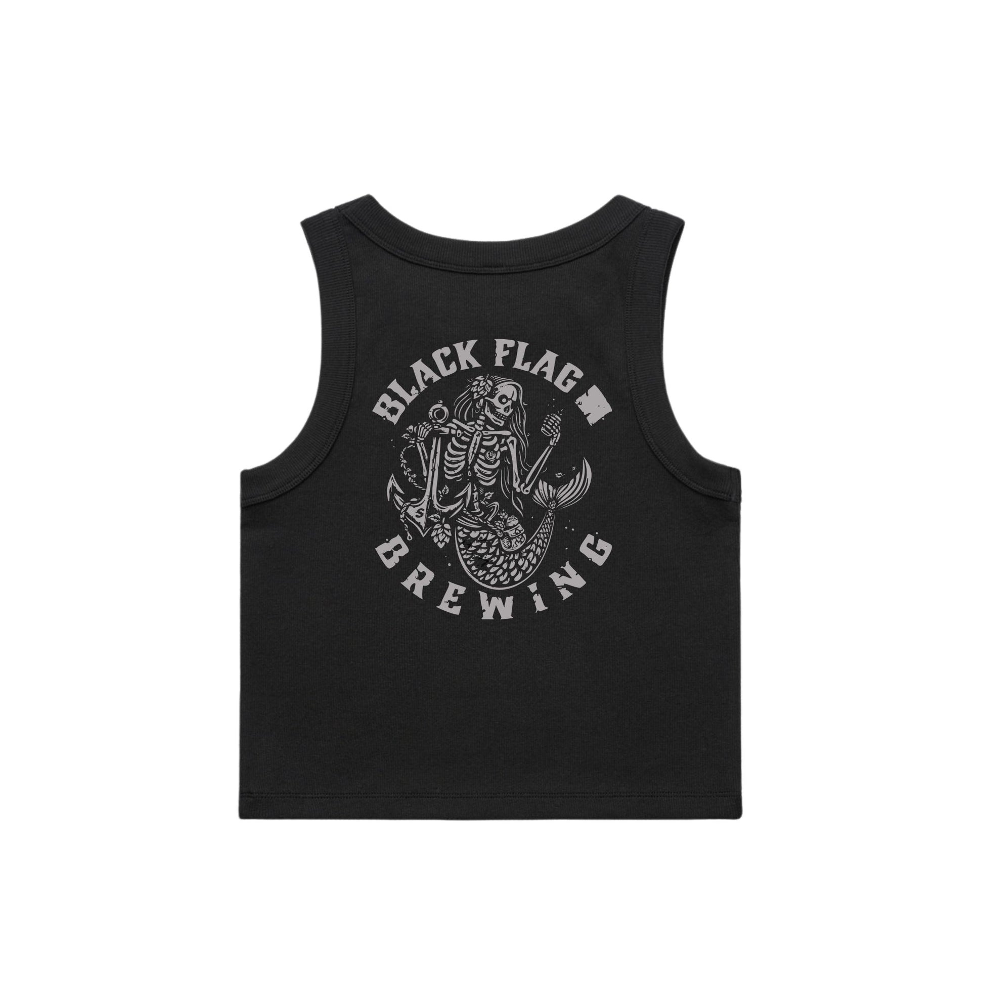 Blackflag Serpent Siren Women's Crop Tank Back