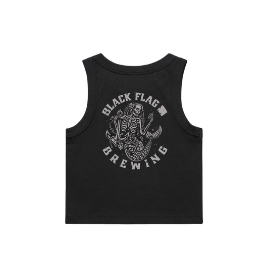 Blackflag Serpent Siren Women's Crop Tank Back