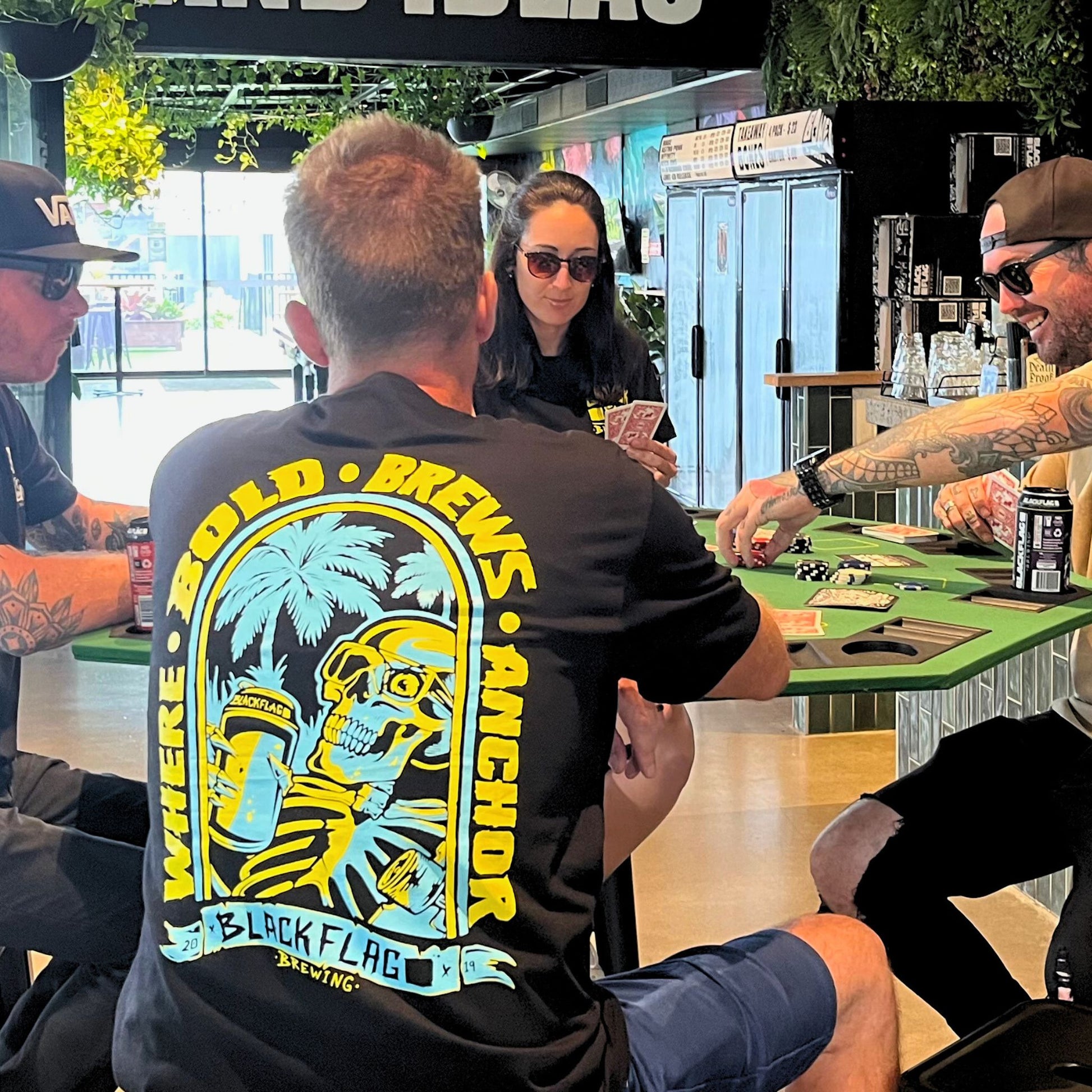 Blackflag Where Bold Brews Anchor Tee (Mens)
