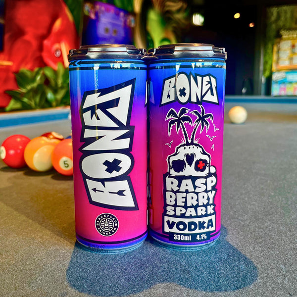 Bones Vodka Raspberry Spark – Blackflag Brewing