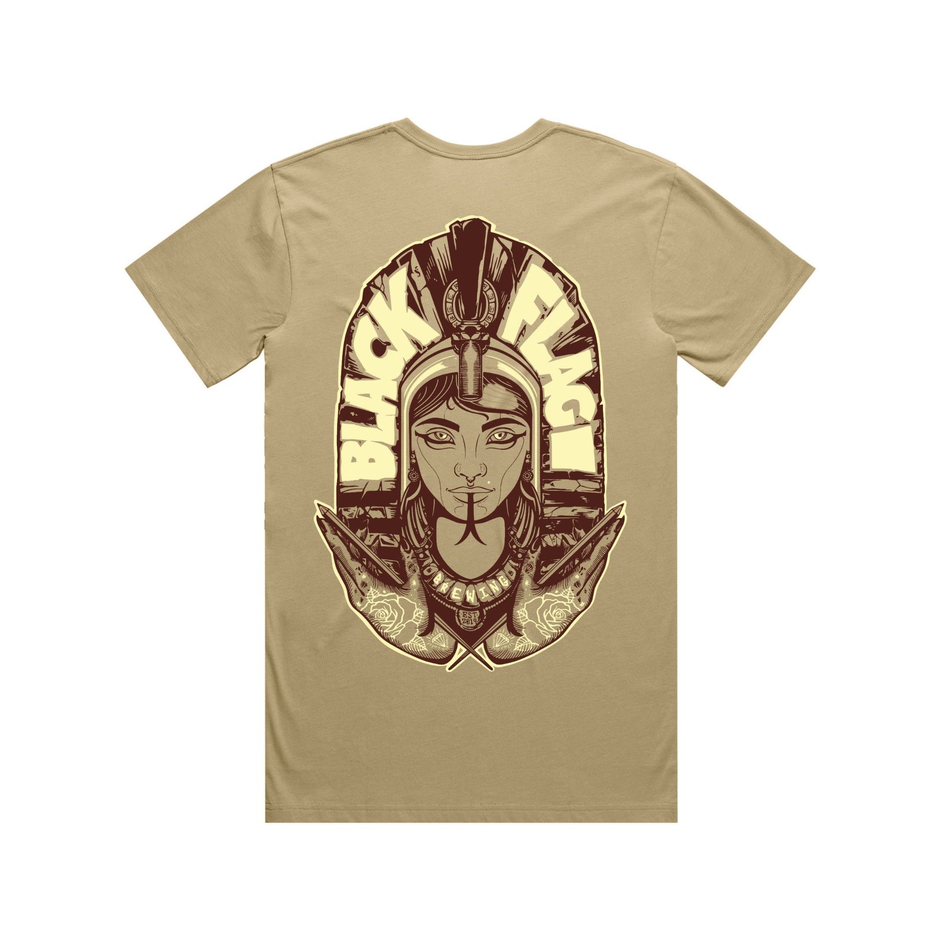 Blackflag Brewing Serpent Queen Mens Tee Back