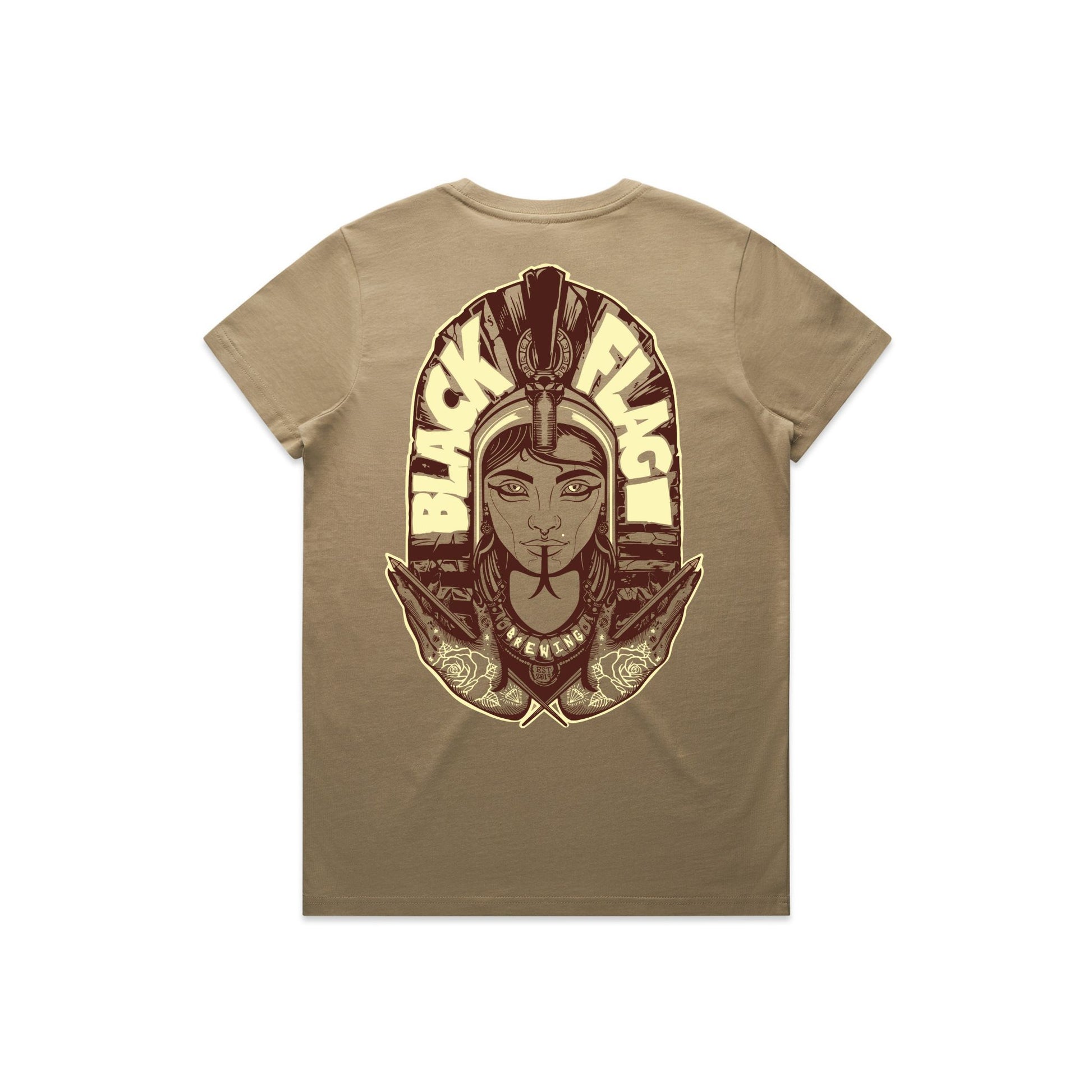 Blackflag Brewing Serpent Queen Womens Tee Back