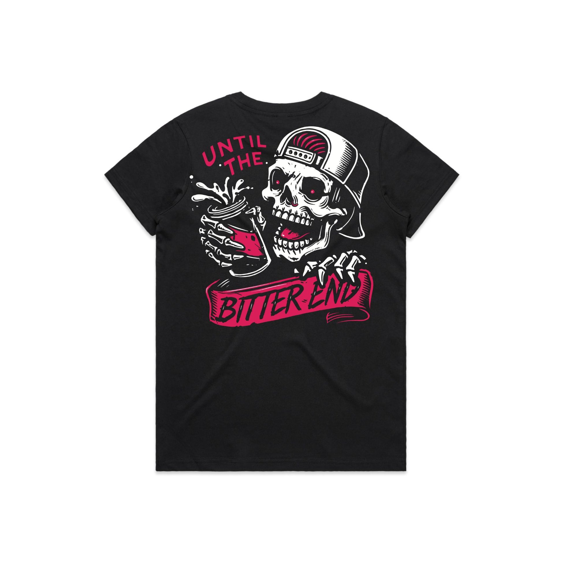 Blackflag Brewing Until The Bitter End Tee Womens Tee Back
