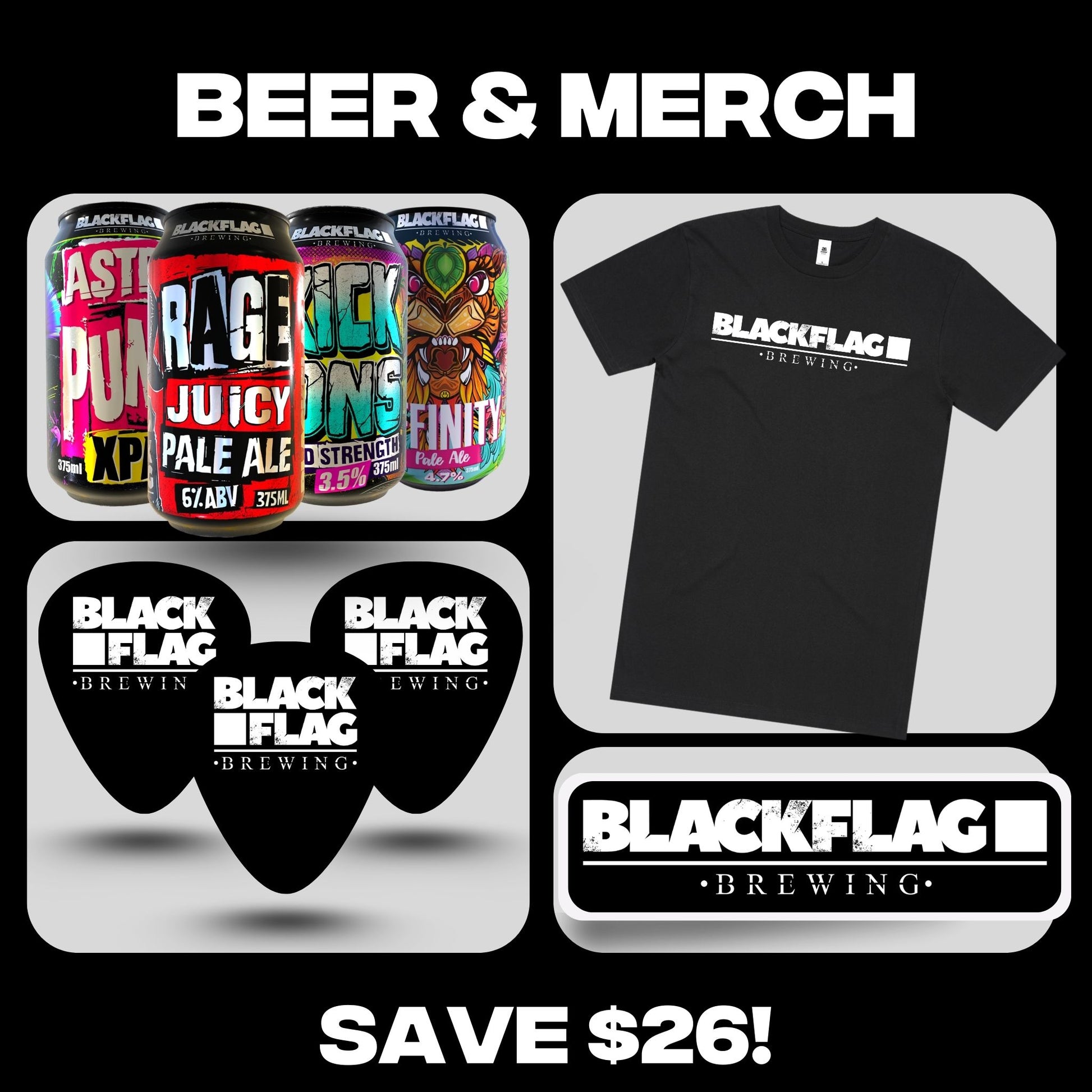 Blackflag Beer & Merch Pack