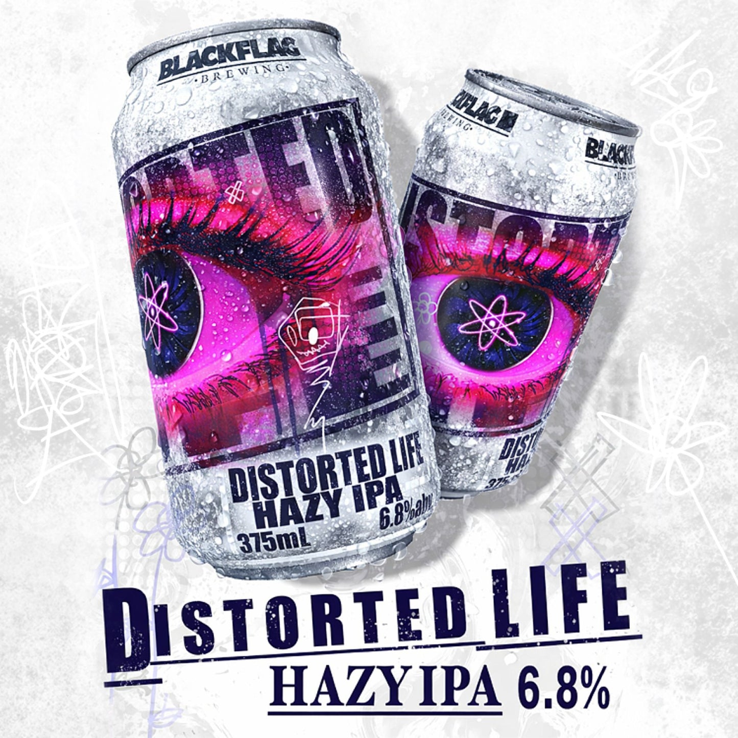 Blackflag Distorted Life Hazy IPA