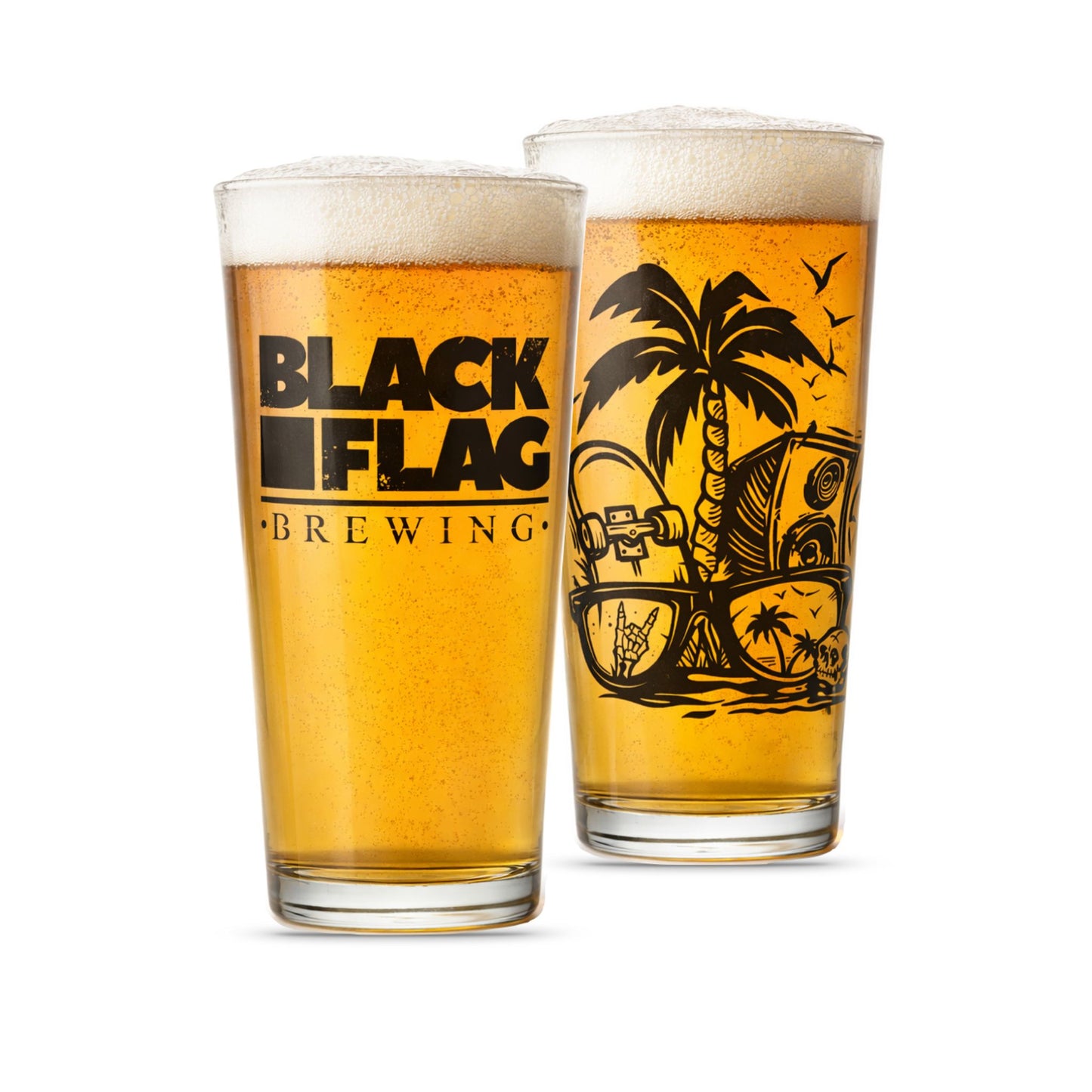Blackflag Beer Glass