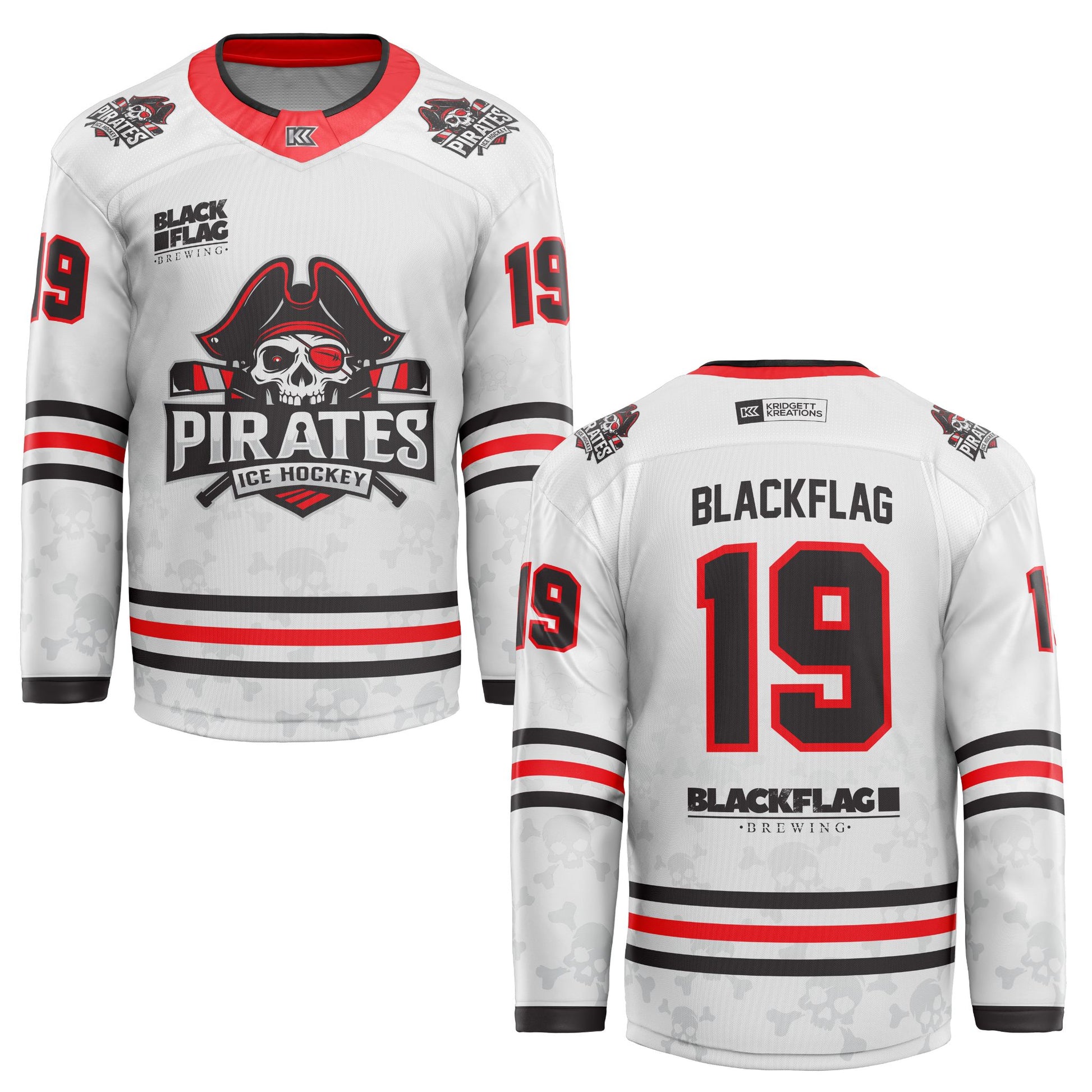 Brisbane Pirates Away Custom Jersey