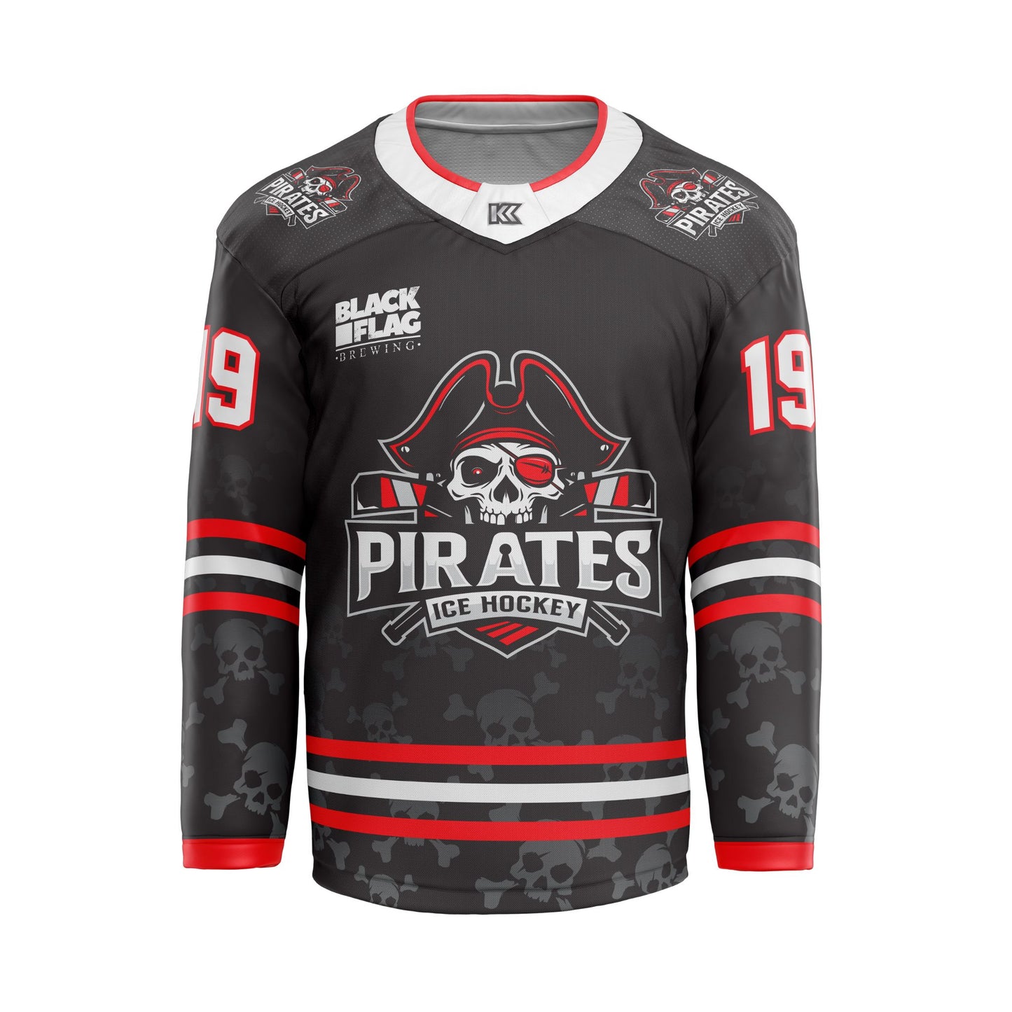 Brisbane Pirates Home Custom Jersey Front