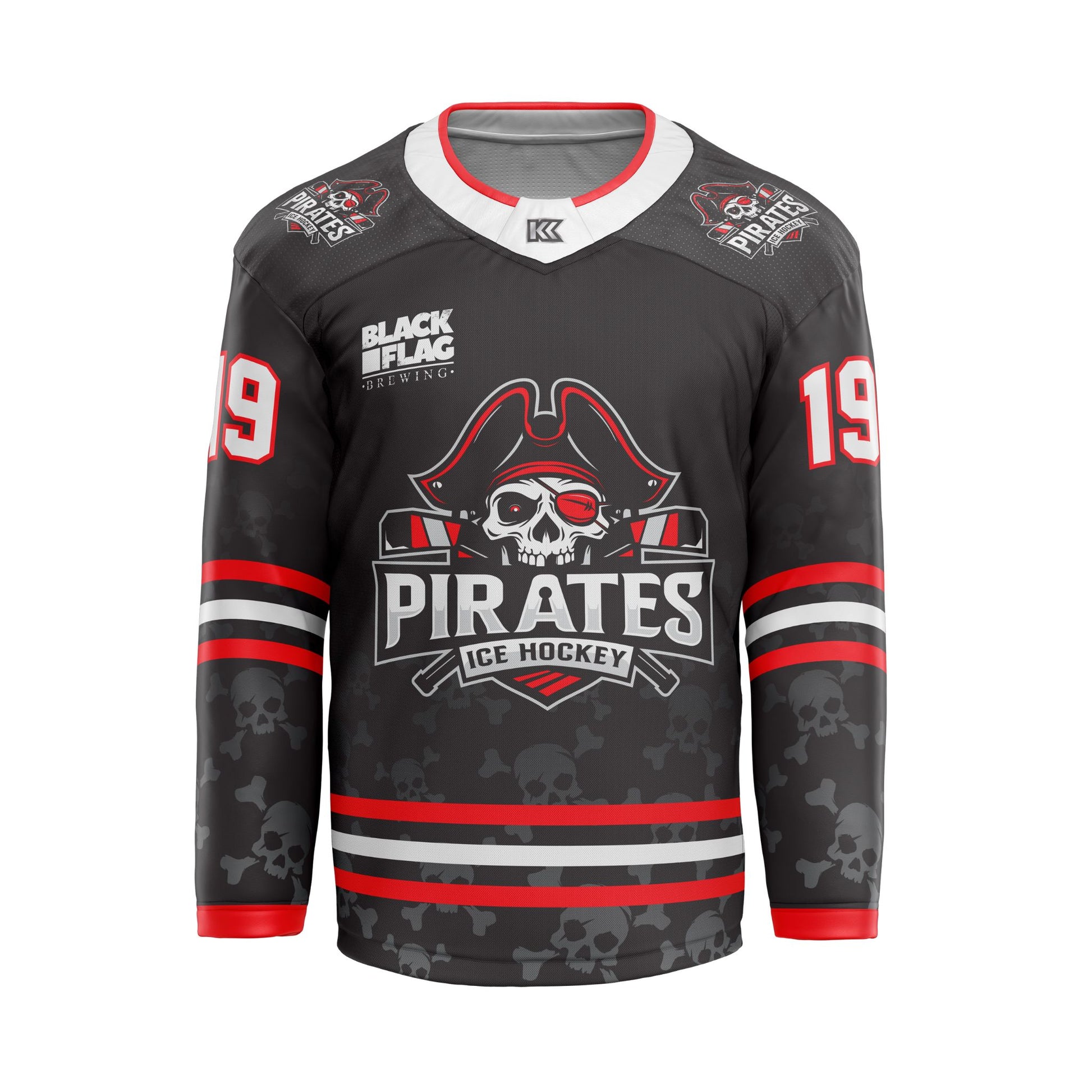 Brisbane Pirates Home Custom Jersey Front