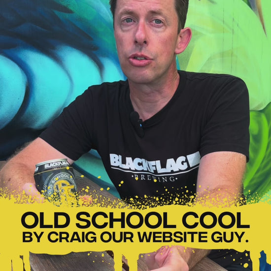 Blackflag's IT guy describes Old School Cool Draught.